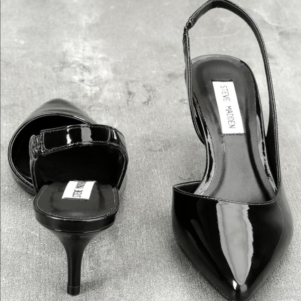 Steve Madden slingback kitten heels